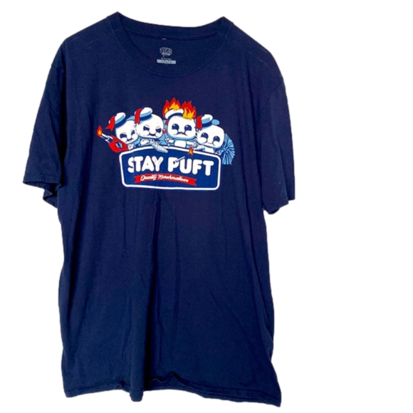 Ghostbusters Stay Puft Pop Tees Shirt size large PRICE FIRM 💥 - Picture 1 of 7